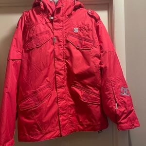 Pink DC snowboard jacket size XL